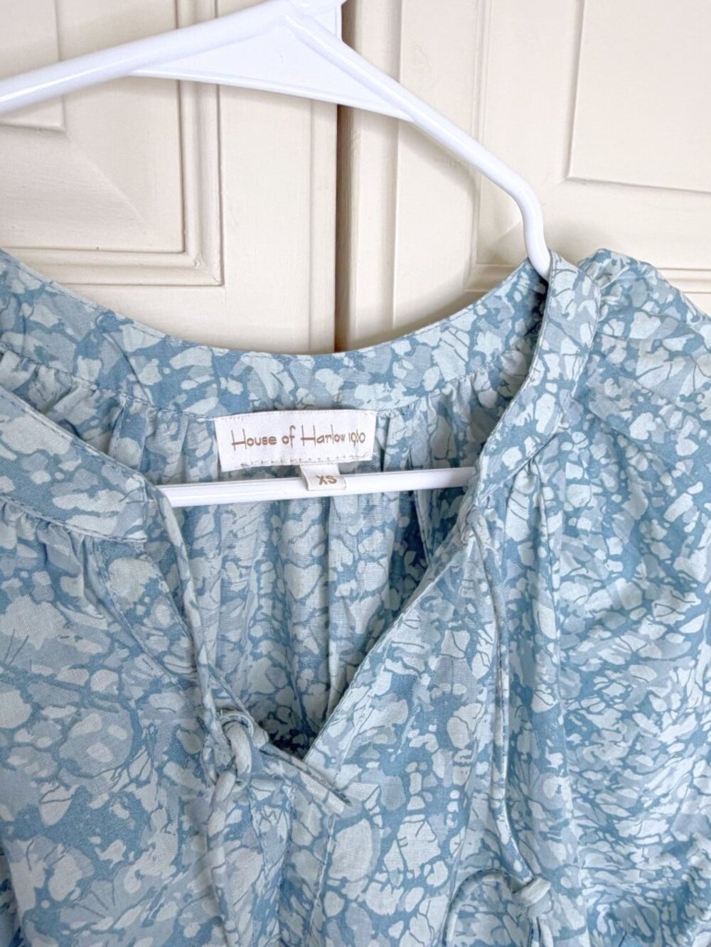 House of Harlow 1960 Airy Boho Puff Sleeve Top - Picture 3 of 6